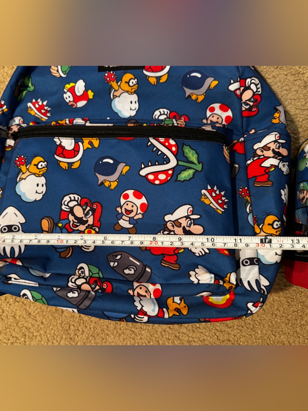 Super Mario Lunch & Backpack - Picture 8 of 13